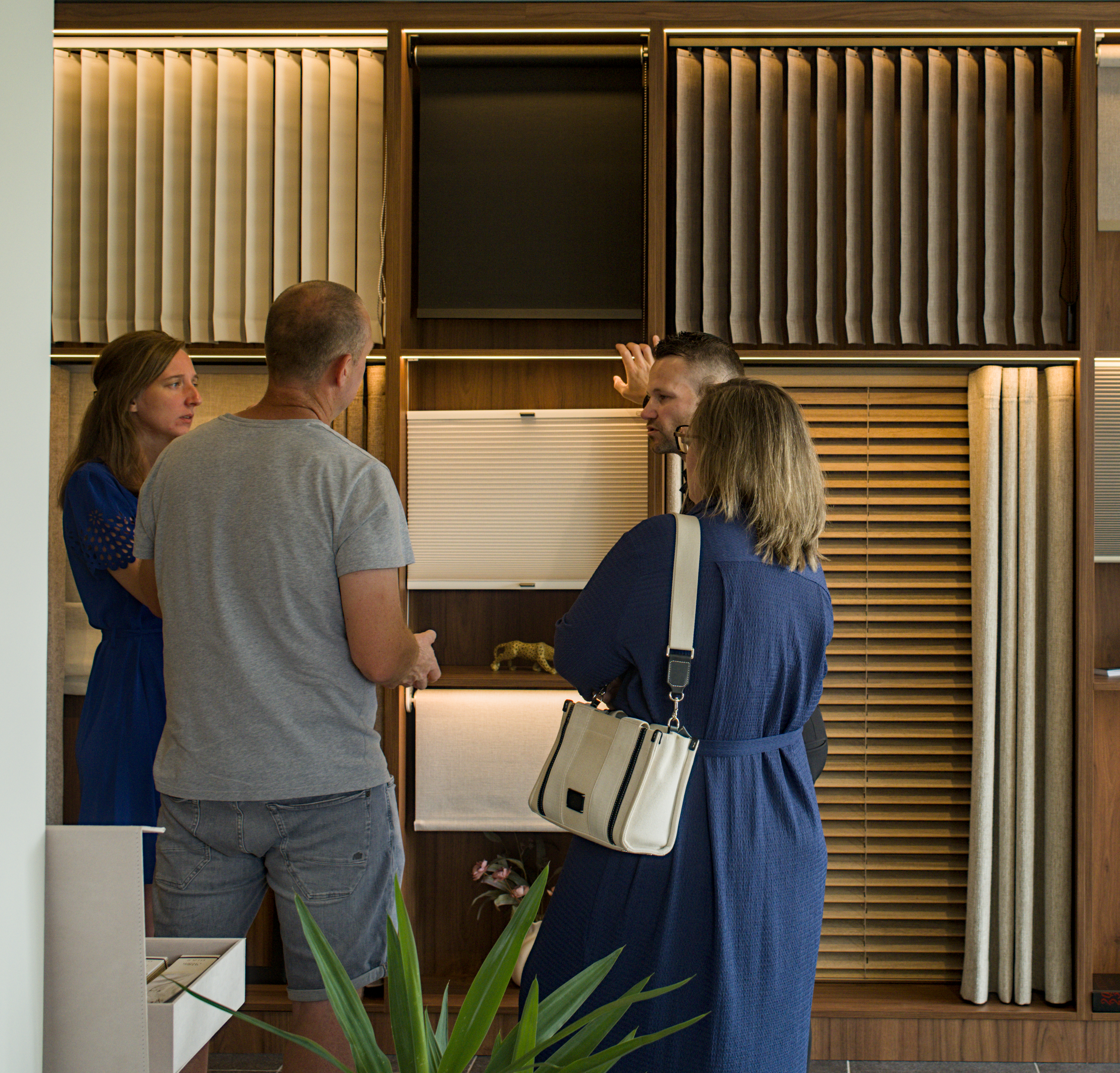 Raamdecoratie in de Altdeco showroom