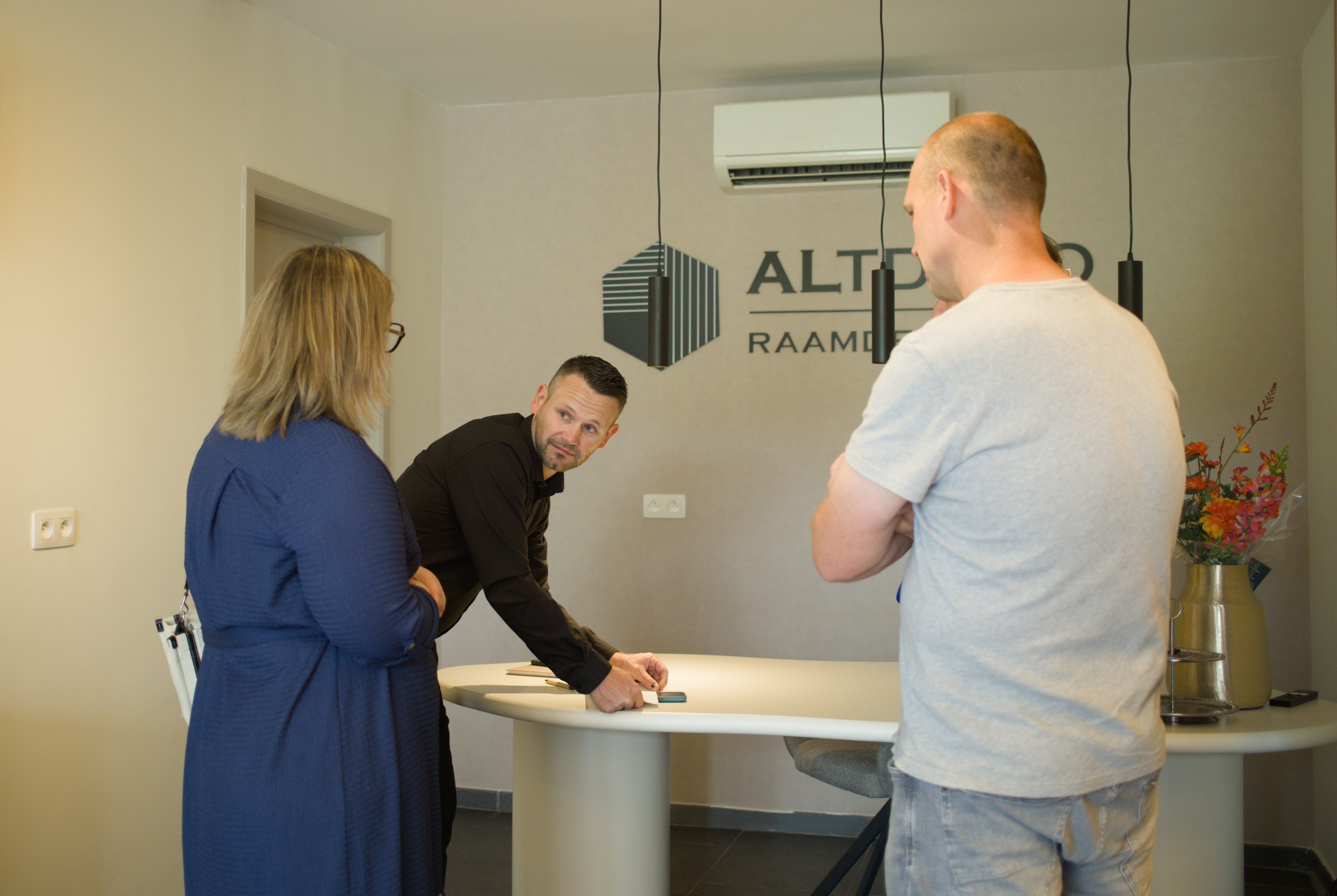 Altdeco showroom – ontvangst